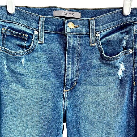 Joe’s High Rise Distressed Crop Denim Jeans in size 28 - Picture 2 of 12
